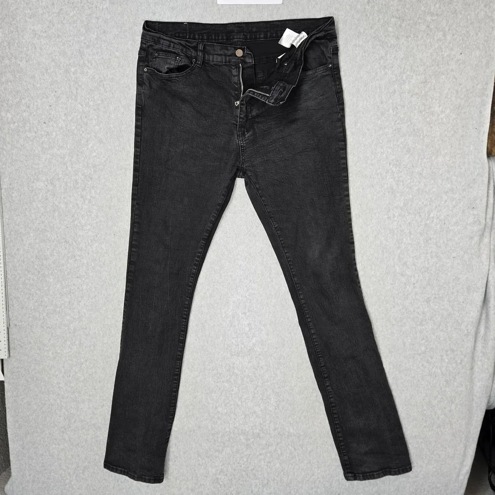MNML Men Jeans 38 Gray Denim Skinny 33